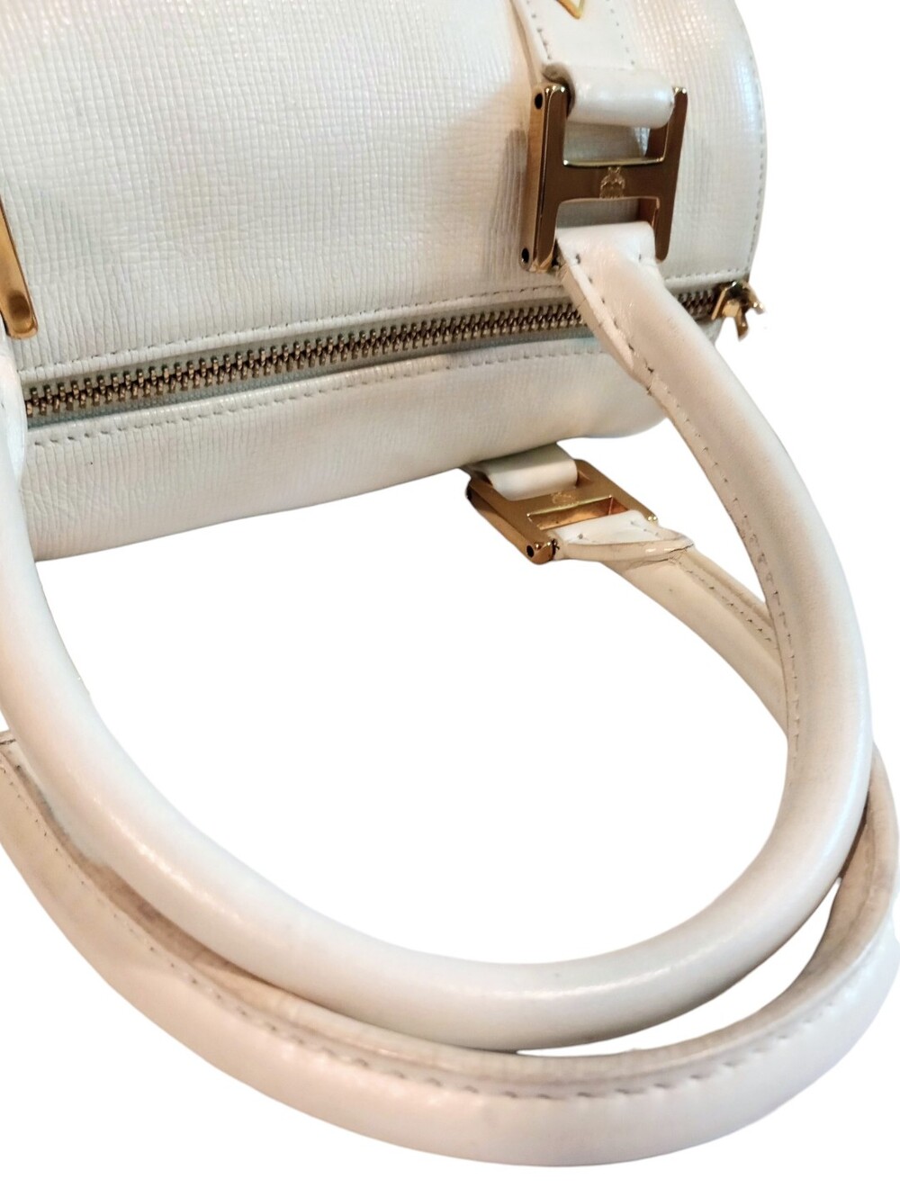 MCM Small Saffiano Leather Boston Bag - Picture 12 of 16